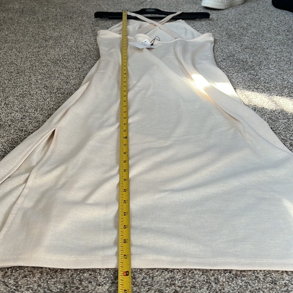 🌾 Fine knit crossed low back dress by Mango - Picture 4 of 6